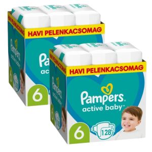 Pampers Active Baby 2 monthly nappy pack 13-18kg Junior 6 (256pcs) 128179562
