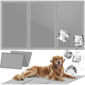 Kisállat zselés hűtőszőnyeg 110x70x1,5cm - szürke