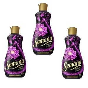 Sada 3 fliaš aviváže Semana Perfumes of Night Purple Rain, 75 praní - Pranie