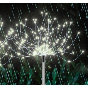 Világító Gardlov napelemes pitypang kerti lámpa éjszakai használat közben - Gardlov