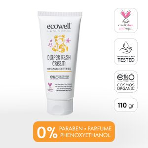 Ecowell Bio-Wundschutzcreme gegen Windelausschlag (110 g)