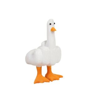 Dekoráció Duck You, középső ujj, 15 cm magas és 9,5 cm széles, gyanta