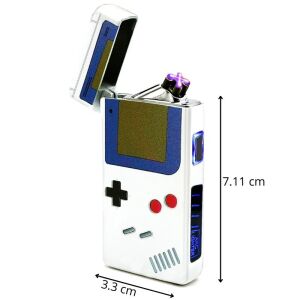 Retro USB újratölthető gamer öngyújtó, szélálló elektromos öngyújtó játékkonzol kialakítással, menő kütyü a játékrajongóknak, modern kiegészítők a dohányosoknak - Cigarettatöltő