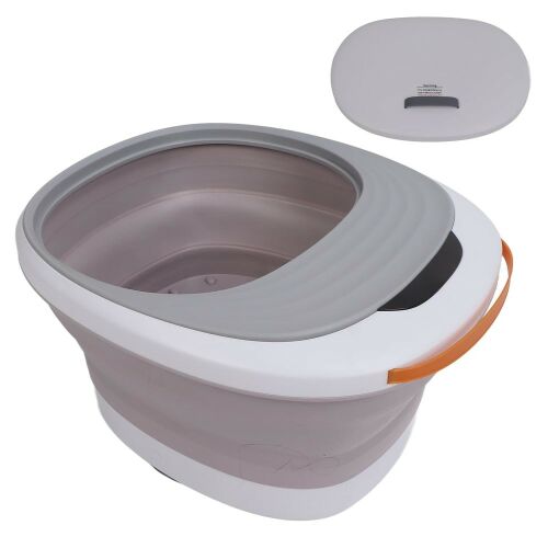 Összecsukható infravörös elektromos lábfürdő masszírozó fedővel