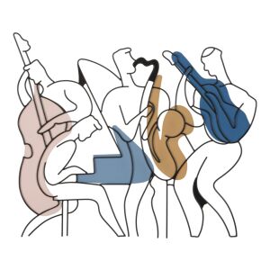 Fali panel jazz 70x1,3x60cm