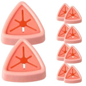 Zestaw 10 wieszaków na ręczniki, samoprzylepne, wodoodporne, montowane na ścianie, system Push Free, różowe