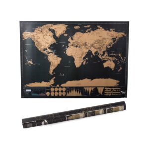 Világ térkép utazóknak 82 x 59 cm 130098211 - Prezentációs eszköz