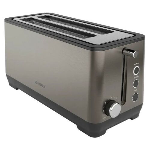 Aiwa ABT-1600 KOFOTATSU Premium Toaster, 1600W, 7 ustawień brązowienia, stal nierdzewna