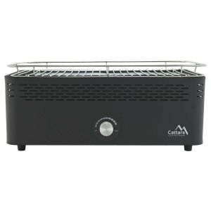 Cattara GREG asztali faszenes grill, elülső nézet - Cattara
