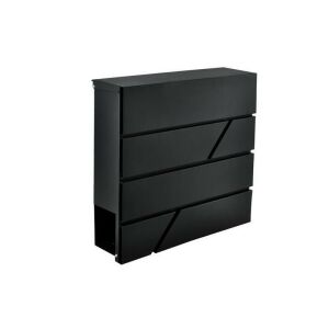 S6238 antracit levéldoboz, modern design - Malatec