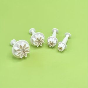 3/4 db-os, rugós kekszvágó készlet kreatív sütéshez, süteménydíszítéshez, fondant formákhoz, műanyag forma cukorkákhoz és sütikhez, sütőeszközök 128192160 - Sütemény kiszúró