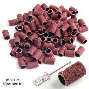 50 db Professzionális körömápoló csiszolószalag - Durva, finom szemcsés manikűr és pedikűr #80 szett 128192846 - Műköröm csiszológép kiegészítő