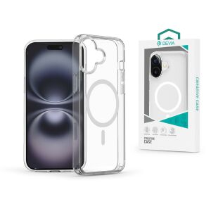 Devia Pure Clear Magnetické odolné puzdro - Apple iPhone 16 Plus - priehľadné - Devia