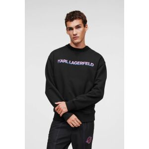 Schwarzes Karl Lagerfeld Herren-Sweatshirt mit Logo-Druck - Herrenbekleidung