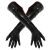 LATEX - mănuși lungi unisex (negru) 140598487