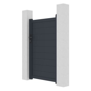 G21 Orlando kapu, 100 × 158 cm, jobbos kivitel, antracit színben 135924681 - Kertkapu