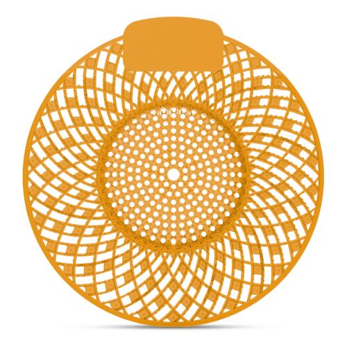 Piszoár illatosító rács Spiral, mangó illatú (sötét sárga)