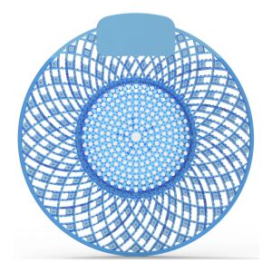 Grilă de parfum pentru pisoar Wave, fructe de pădure (roșu portocaliu) 128201307 - Produse pentru curatenie