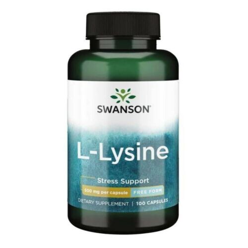 Swanson L-Lysine (Lizin) 500mg Free Form 100 kapszula 129815363