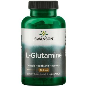 Swanson L-Glutamine 500mg 100 kapszula 129815378 - Aminosav