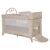 Lorelli Noemi 2 Plus multifunkciós utazóágy - Fog Beige Star 128201451