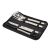 Home GRT09 BBQ Tool Set in Carrying Case, 4 Piece (Knife, Fork, Spatula, Tongs)