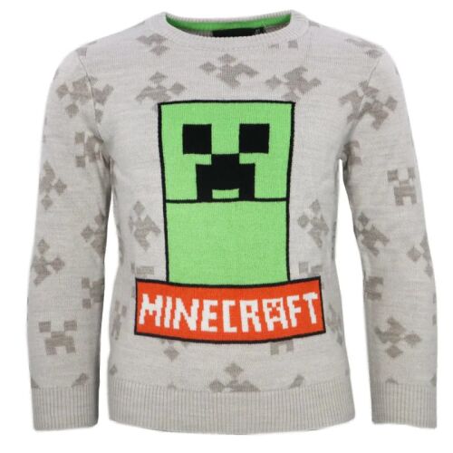 Minecraft Grey gyerek kötött pulóver 12 év / 152 cm 129862260