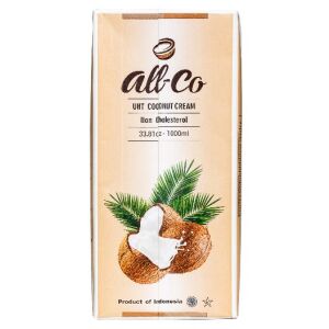 All-co Kókusztejszín (kókuszkrém) 1l 24% kókuszolaj tartalommal 130287359 - Tej & Tejital