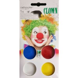 Bohóc Halloween arcfesték, smink szett 129871787 - Arcfesték