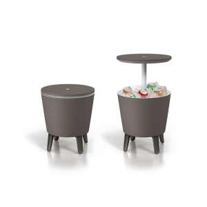 Chłodziarka na napoje Keter Cool Bar, plastikowa, 50 x 50 x 57-83 cm, antracytowa 43122658