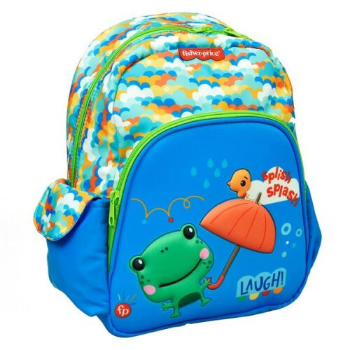 Fisher-Price Animals Frog hátizsák béka és kacsa mintával, kék