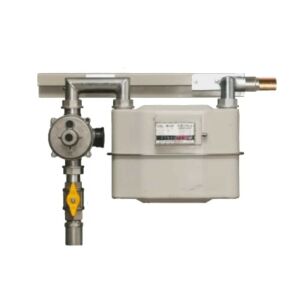 Peró Gáz T8 előkerti szabályzó és mérőállomás, szerelősín + burkolat + PE összekötő, alsó be- és alsó kimenettel, PE32 / DN25 128221500 - Villanyszerelés