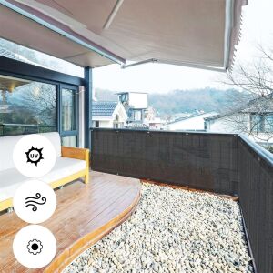 Balkónová krycia sieť na terasu pre balkónový plot 1,2x5m UV 95% 136058977 - Záhradný nábytok