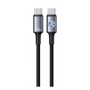 USAMS HUAN adatkábel Type-C - Type-C, 120cm, SÖTÉTSZÜRKE 128226435 - Adatkábel