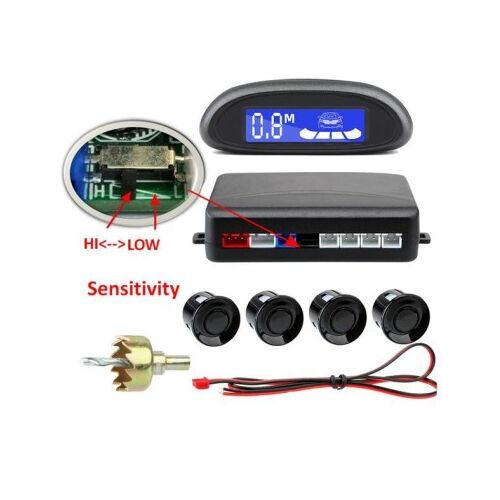 Senzori parcare cu display LED cu afisare individuala pe fiecare senzor Alb 136050749