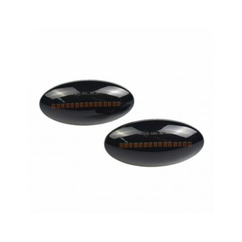 Lămpi laterale LED dinamice secvențiale pentru Opel Agila MK2, sticlă fumată