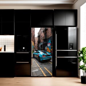 Színes nyomtatott fólia hűtőszekrény dekorációhoz 200 x 90cm méretű modell: AVX-FR02