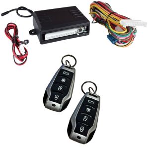 Centrálny systém uzamykania s diaľkovým ovládaním a výstupom sirény, 2 kľúčenky - Autoelektronika