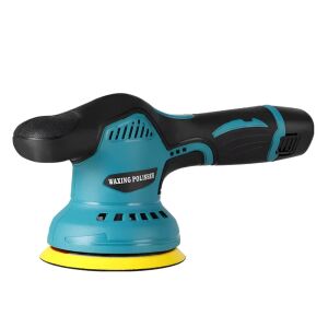 Autófényezőgép 2 akkumulátorral 36V, vezeték nélküli, hordozható, 2500-5000 Rpm, 8 sebesség, 27.5x11.5x12 cm, fekete-kék 136041038 - Polírozógép