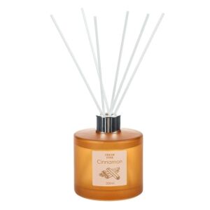 Osviežovač vzduchu do miestnosti, so 6 tyčinkami a olejom, so škoricovou príchuťou, 200 ml, 8,5x8x23 cm, priehľadný 136286346 - Osviežovače vzduchu