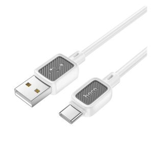 HOCO X108 adatkábel USB - Type-C, 100cm, FEHÉR 128227573 - Hoco