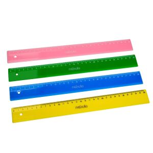 Vonalzó, 30 cm-es, vegyes színek, Nebulo 128228473 - Nebulo