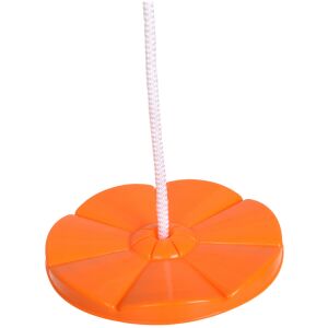Kruhová závesná hojdačka Tupiko, oranžová