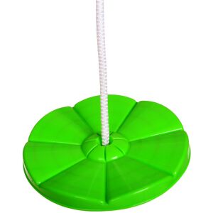 Zielony okrągły siedzisko huśtawki z liną, marka Tupiko - Sport i rekreacja