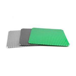 WANGE® 904 - DUPLO kompatibilis építőjáték alaplap nagy méretű kockákhoz - 24×24 bütyök - barna 128228639