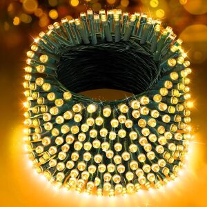 Instalatie Brad de Craciun NEVERMORE 80m 800 LED alb cald cu 8 jocuri de lumini - Ghirlande luminoase