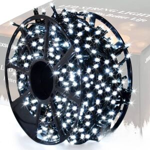 Instalatie de Craciun Model 6027 Ghirlanda luminoasa LED, 1000 LED-uri Alb Rece, 100m Lungime - Ghirlande luminoase