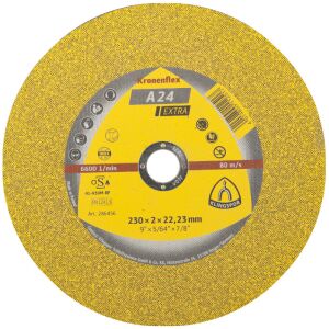 Disc Abraziv Klingspor A24 Extra - Diametru disc 125 mm Grosime disc 6 mm 128234898 - Instrument