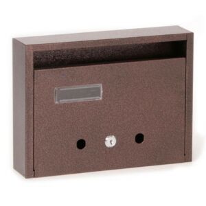 Lépcsőházi Postaláda (Florida) 350Mm X 270Mm X 60Mm Felfele Nyíló Névjegy Bronz