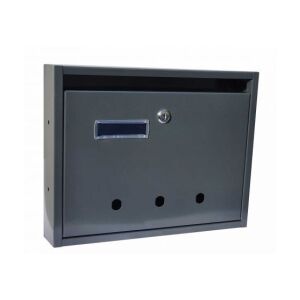 Lépcsőházi Postaláda (Florida) 350 x 270 x 60 mm Felfele Nyíló Névjegy Antracit 136196512 - Gomboss